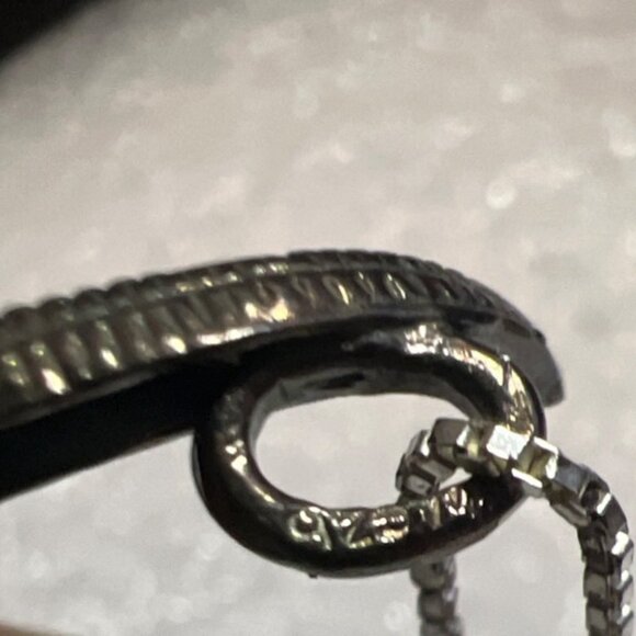 Sterling Silver Articulated Lizard Pendant Necklace 925 18" Box Chain Reptile - Picture 7 of 10